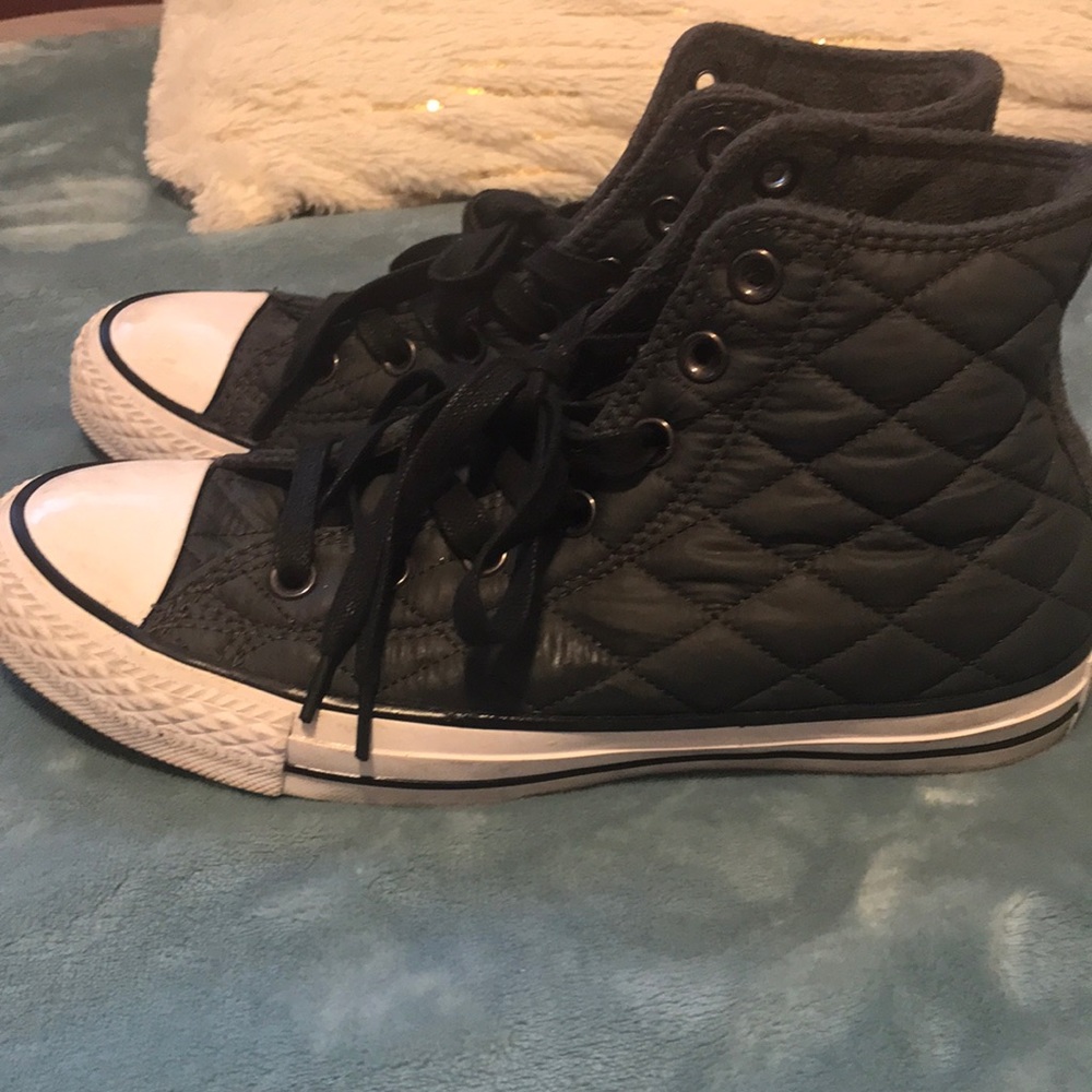 Unisex Charcoal High Top Converse